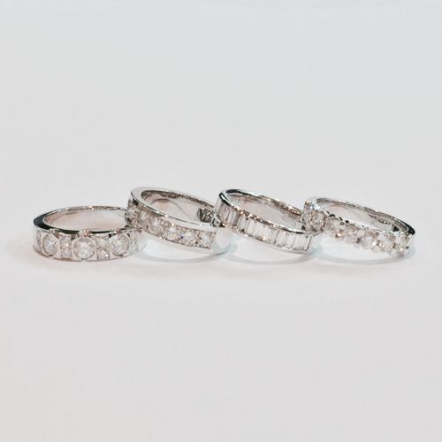 Alianza de diamantes y oro blanco | PVP desde 350€